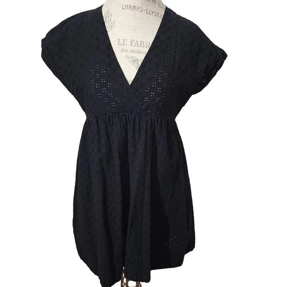 Wilfred‎ Aritzia Womens Black V Neck Misha Dress Small